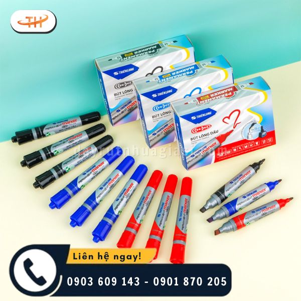 Thu Hồng chuyên sỉ bút lâu dầu thiên-long- Thu Hồng chuyên sỉ bút lông dầu Thiên Long với giá thành cạnh tranh