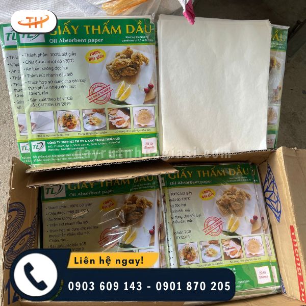 Thu Hồng cung cấp giấy thấm dầu thực phẩm chất lượng cao chính hãng Thu Hồng cung cấp giấy thấm dầu thực phẩm chất lượng cao chính hãng