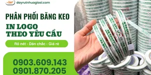 Xưởng in băng keo logo theo yêu cầu giá sỉ tốt tại TPHCM
