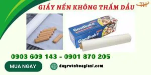 Cơ sở chuyên bỏ sỉ giấy nến không thấm dầu dạng cuộn sỉ rẻ