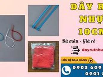 Sỉ rẻ dây rút nhựa 10cm đủ màu