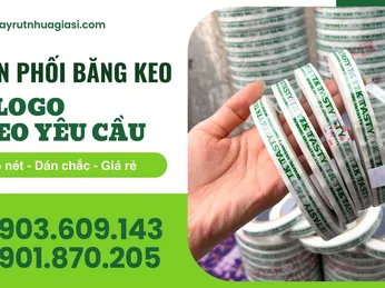 Xưởng in băng keo logo theo yêu cầu giá sỉ tốt tại TPHCM