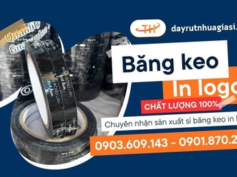 Sỉ băng keo in logo 1F2 sắc nét giúp quảng bá thương hiệu