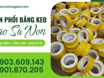 Băng keo cao su non cách âm, chống nước – Giá sỉ tận xưởng tại Thu Hồng