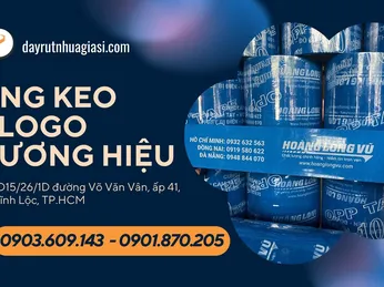 Sản xuất băng keo in logo thương hiệu chuyên nghiệp giá sỉ rẻ