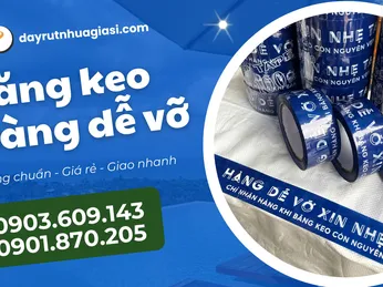 Đơn vị sỉ băng keo hàng dễ vỡ chiết khấu cao