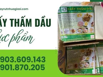 Chuyên sỉ giấy thấm dầu thực phẩm giá sỉ rẻ cho đại lý