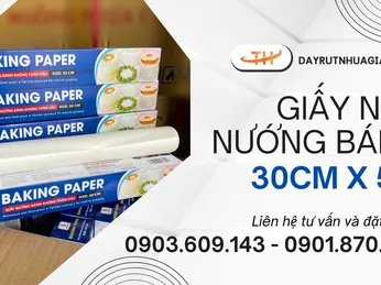 Giấy nến nướng bánh 30cmx5m chống dính giá sỉ tận xưởng