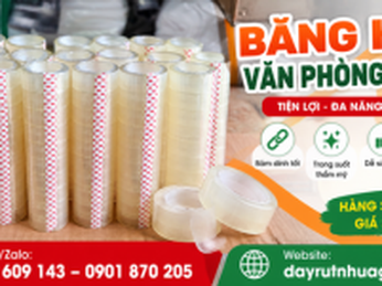 Mua băng keo trong văn phòng phẩm giá rẻ tại TPHCM