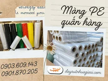 Màng PE quấn hàng siêu dẻo dai giá sỉ tốt nhất thị trường