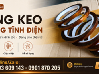 Băng keo chống tĩnh điện chịu nhiệt giá tốt, hàng có sẵn