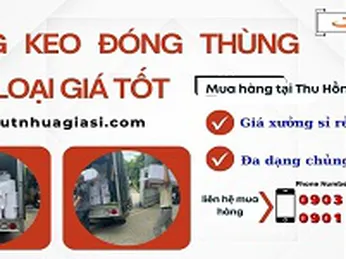 Đi đơn sỉ băng keo đóng thùng tại Thu Hồng