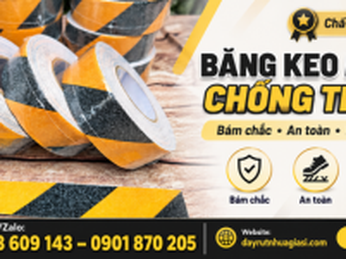 Băng keo nhám chống trượt vàng đen dùng cho kho nhà xưởng
