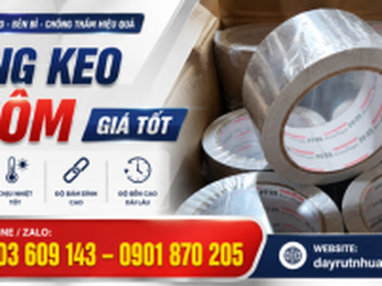 Băng keo nhôm chịu nhiệt, chống thấm, giá tốt