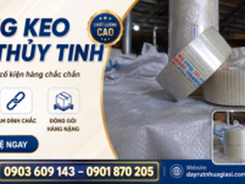 Băng keo sợi thủy tinh siêu bền – chịu lực tốt, giá sỉ ưu đãi