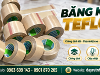 Băng keo vải teflon chịu nhiệt giá sỉ tại kho