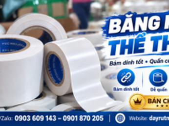 Băng keo thể thao trắng cuộn lớn giá sỉ cho khách mua sỉ