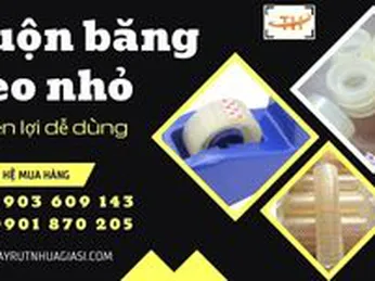 Cuộn băng keo nhỏ dán giấy giá gốc rẻ