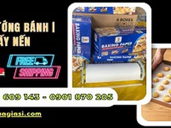 Giấy nướng bánh, giấy nến cuộn to sỉ rẻ tại HCM