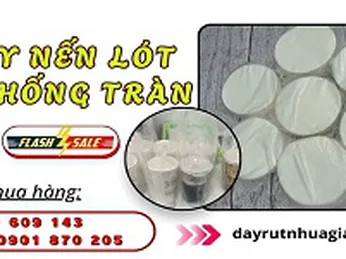 Sét giấy nến lót miệng ly chống tràn giá tốt