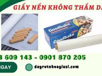 Cơ sở chuyên bỏ sỉ giấy nến không thấm dầu dạng cuộn sỉ rẻ