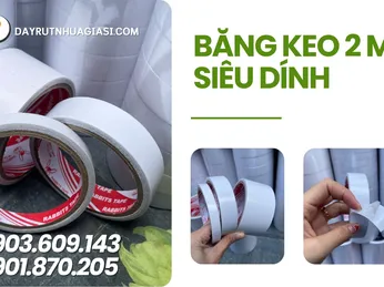 Phân phối băng keo 2 mặt siêu dính giá sỉ tốt cho đại lý