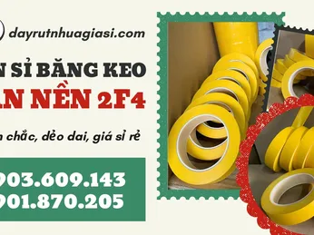 Băng keo dán nền 2F4 chuyên sỉ dùng trong công trình