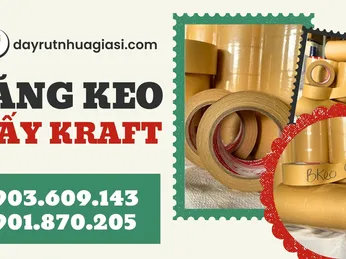 Băng keo giấy Kraft (viết được) với giá tốt, chuyên sỉ toàn quốc