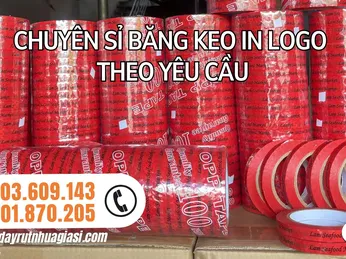 Đặt hàng băng keo in logo theo yêu cầu ở đâu là uy tín?