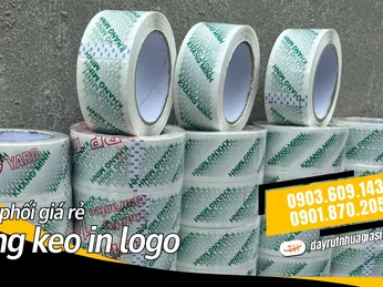 Băng keo in logo - Địa chỉ in nét, giá sỉ rẻ