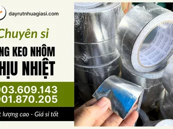 Sỉ băng keo nhôm chịu nhiệt giá rẻ giao hàng toàn quốc