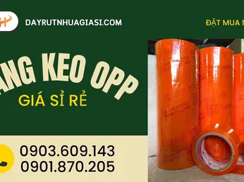Nhập sỉ băng keo OPP màu cam với mức chiết khấu tốt nhất thị trường