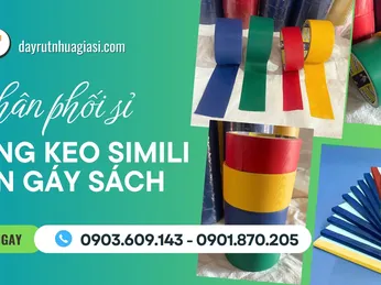 Đóng gáy sách siêu đẹp và bền màu với băng keo simili giá sỉ rẻ