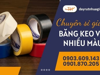 Nguồn sỉ băng keo vải đủ màu siêu dính, chịu lực cực tốt