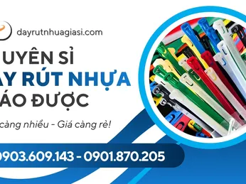 Đơn vị sỉ dây rút nhựa tháo được tái sử dụng nhiều lần giá rẻ