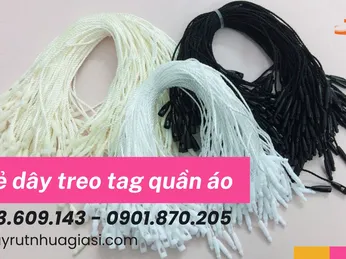 Dây treo tag quần áo giá sỉ rẻ, giao hàng nhanh