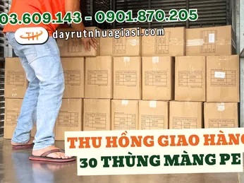 Giao hàng sỉ 30 thùng màng PE nhanh chóng và uy tín tại Thu Hồng