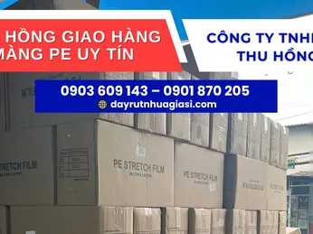 Thu Hồng giao hàng màng PE tận nơi nhanh chóng, uy tín