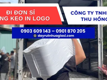 Đi đơn băng keo in logo - Nguồn sỉ băng keo chất lượng