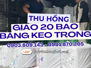 Giao 20 bao băng keo trong suốt giá sỉ rẻ tận xưởng