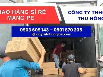 Giao hàng sỉ rẻ màng PE tại Thu Hồng