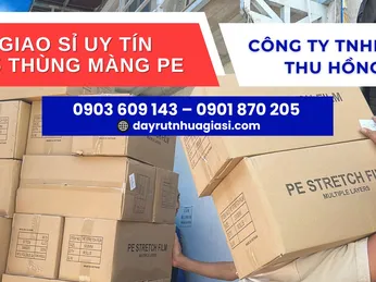 Giao hàng 125 thùng màng PE – Chất lượng đồng hành cùng uy tín