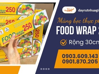 Sỉ màng bọc thực phẩm Food Wrap 250 rộng 30cm an toàn giá rẻ