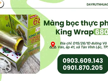 Màng bọc thực phẩm King Wrap 680 khổ 45cm giá sỉ rẻ nhất thị trường