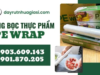 Màng bọc thực phẩm PE Wrap kháng khuẩn, giữ nguyên hương vị