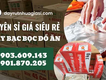 Nguồn sỉ giấy bạc bọc đồ ăn giá rẻ tận xưởng