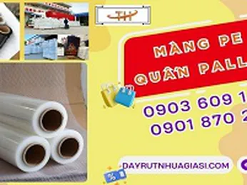 Địa chỉ chuyên bán màng pe quấn pallet giá tốt ở TPHCM