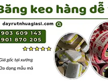 Xưởng sỉ băng keo hàng dễ vỡ giá rẻ