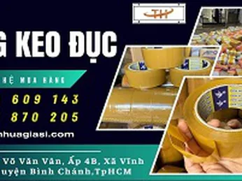 Băng keo đục dán thùng sẵn kho giá sỉ rẻ