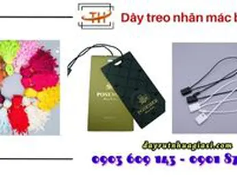 Sỉ dây treo nhãn mác bằng chỉ giá xưởng uy tín